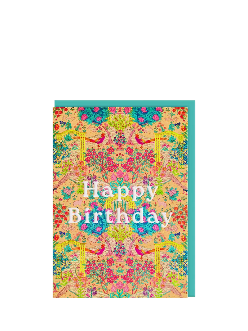 Ohh Deer Ornate Garden birthday card (British brand)