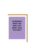 Ohh Deer blank inside birthday card with foil, UK version