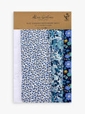 Alice Caroline blue gingham patchwork quilt kit 147x147cm - British product