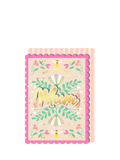 Tache Crafts flowers mum birthday card with envelope - British product