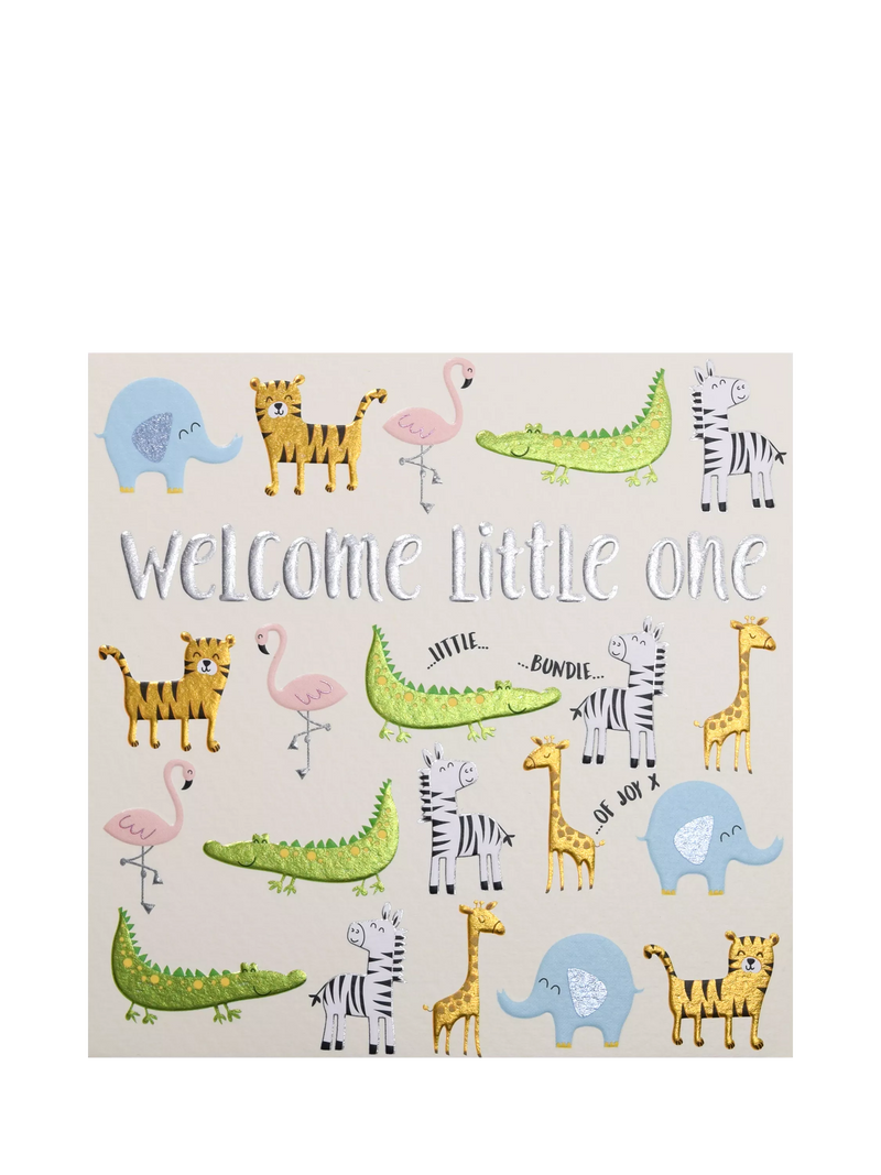 Wendy Jones Blackett new baby card, British product