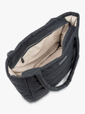 Done by Deer quilted changing tote bag in black (British brand)