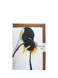 Wild Earth Art Penquin Love blank greeting card, imported from the UK