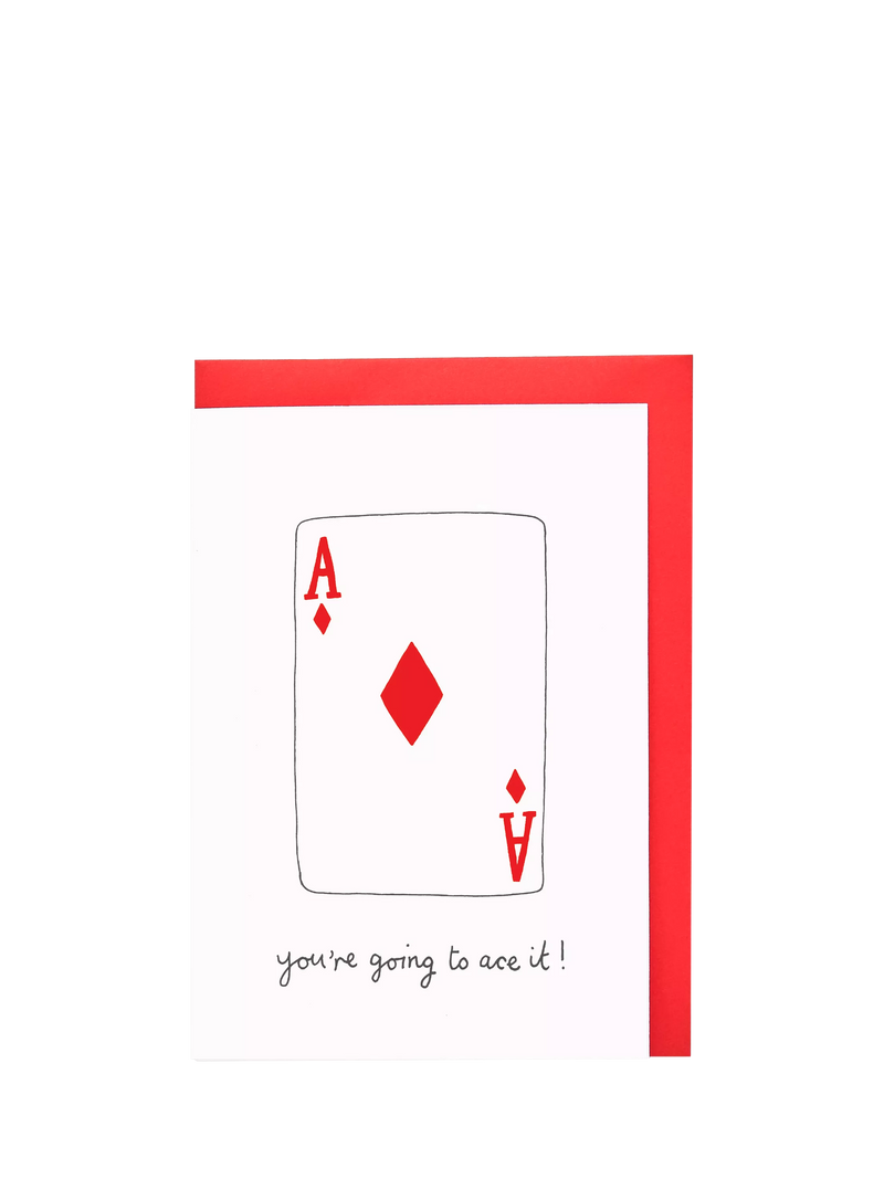 You've Got Pen On Your Face blank greeting card, UK version