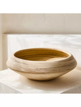 John Lewis West Elm Marble Effect Ceramic Bowl, Natural, 34cm- Buy online at McGrocer