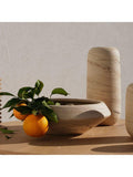West Elm ceramic bowl marble effect 34cm (British brand)