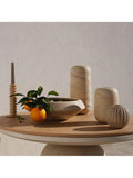 West Elm small marbled ceramic vase H18cm - British product