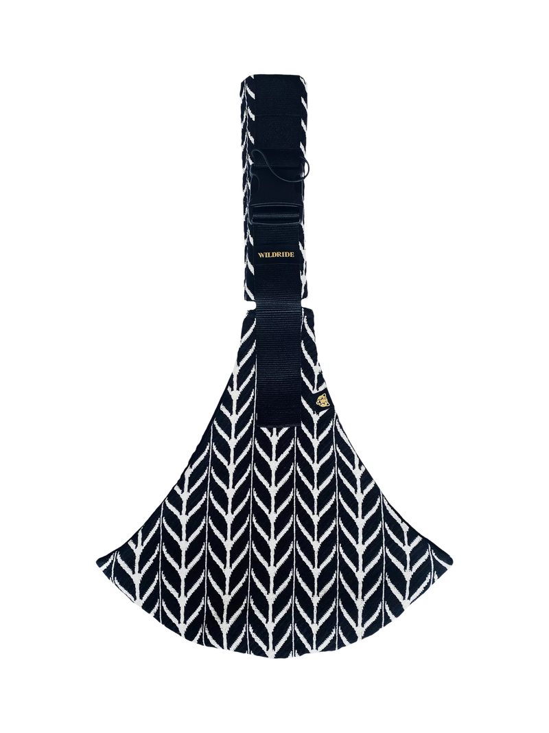 Wildride toddler hip carrier Feathers, imported from the UK