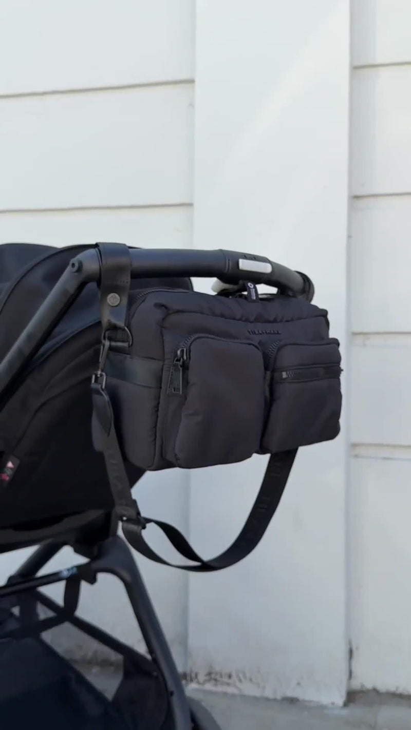 Tiba + Marl Axel stroller organiser black (British brand)