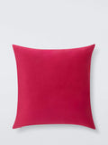 John Lewis square velvet cushion fuchsia 45x45cm - British product