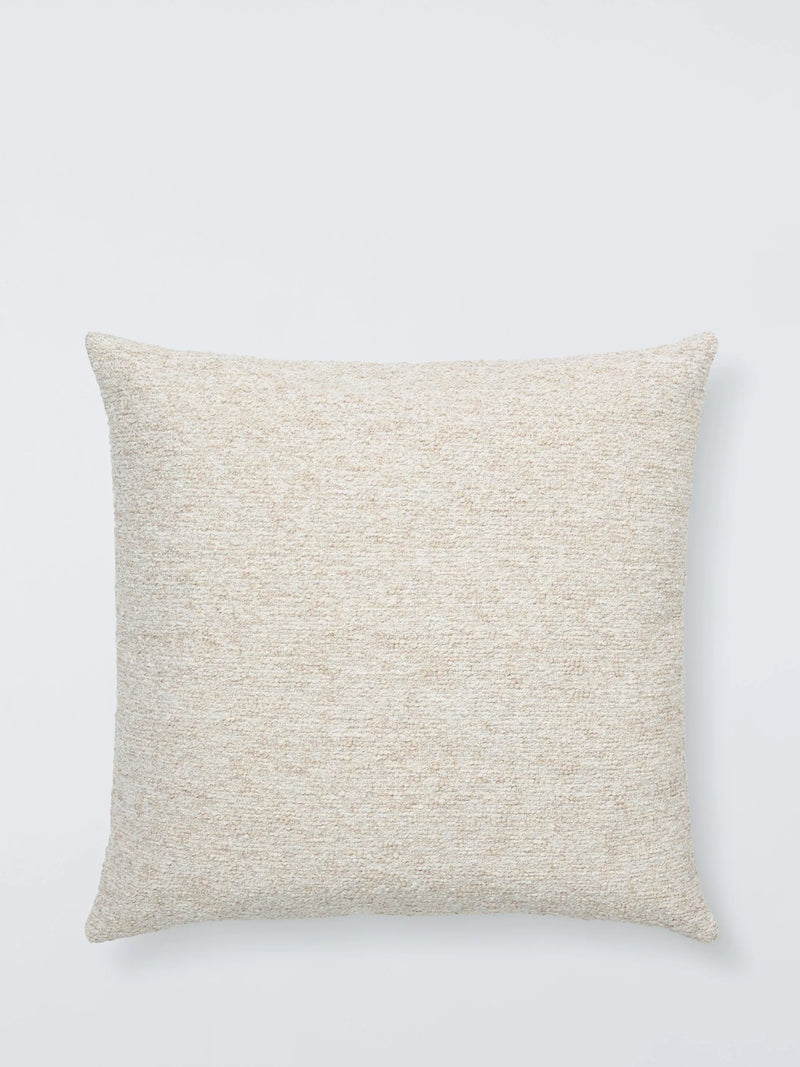 John Lewis boucle cushion natural 50cm, imported from the UK