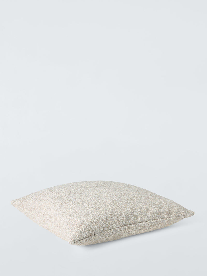 John Lewis boucle cushion natural 50cm, imported from the UK