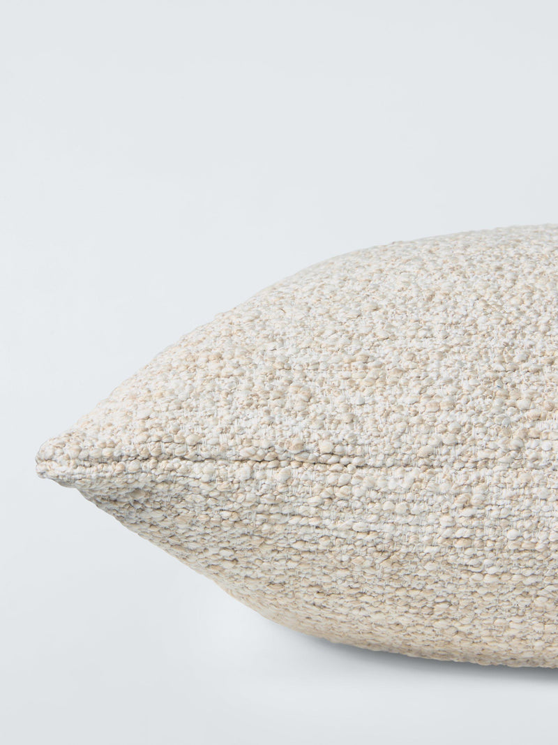 John Lewis boucle cushion natural 50cm, imported from the UK