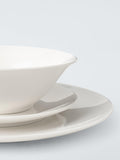 John Lewis 12 piece white porcelain dinnerware set, UK version