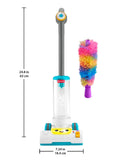 Fisher-Price Laugh & Learn 2-in-1 Vacuum electronic toy, imported from the UK