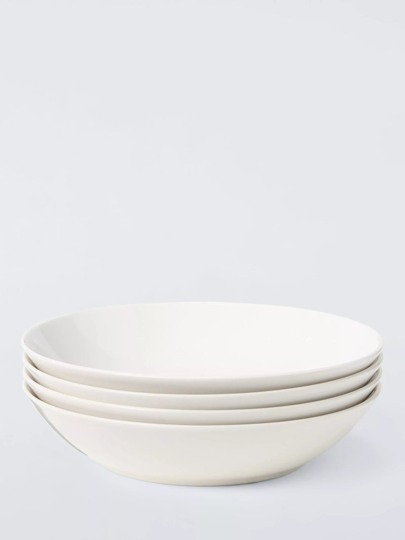John Lewis porcelain pasta bowls set of 4, UK version