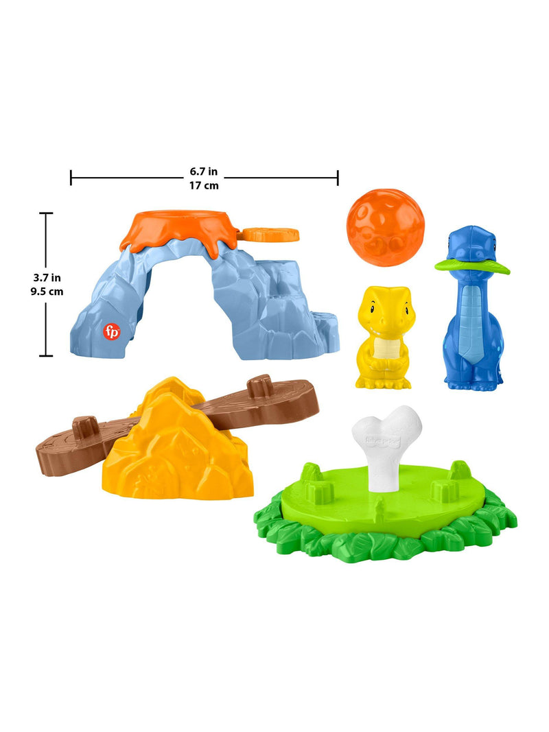 Fisher-Price Little People Spin & Play Dinosaur Playset, UK version