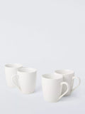 John Lewis white porcelain mugs set of 4 355ml, UK version