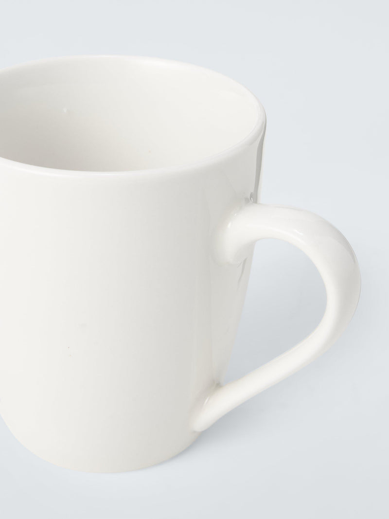 John Lewis white porcelain mugs set of 4 355ml, UK version