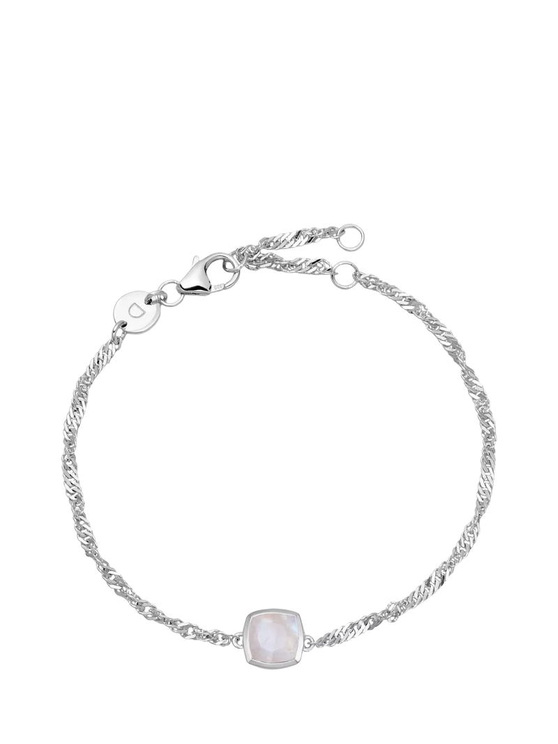 Daisy London April White Topaz Birthstone Bracelet