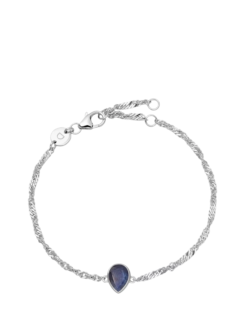 Daisy London Birthstone Bracelet September Sapphire