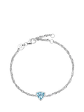 Daisy London Birthstone Bracelet December Blue Topaz