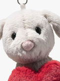 Steiff Hoppie plush rabbit love pendant 15cm, UK version