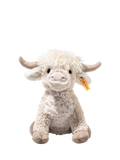 Steiff Highland cow soft toy 24cm (British brand)