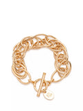Lauren Ralph Lauren gold interlock toggle bracelet (British brand)
