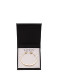 Ralph Lauren erinite stone cuff bracelet gold green, UK version