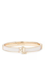 John Lewis Lauren Ralph Lauren Monogram Gold/White Bangle- Buy online at McGrocer
