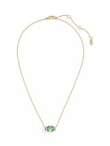 John Lewis Ralph Lauren Erinite Stone Pendant Necklace, Gold/ Green- Buy online at McGrocer