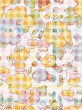Liberty Tana Lawn Betsy Check fabric yellow, imported from the UK