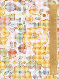 Liberty Tana Lawn Betsy Check fabric yellow, imported from the UK