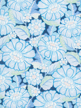 John Lewis Liberty Fabrics Tana Lawn Clifton Street Floral Cotton Fabric, Blue- Buy online at McGrocer