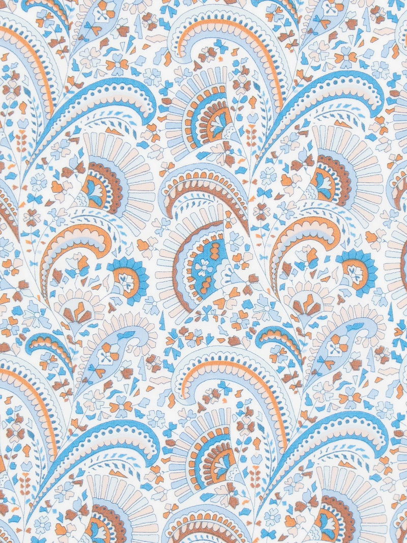 Liberty Fabrics Jasvinder paisley fabric multi colour (British brand)