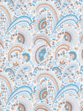 Liberty Fabrics Jasvinder paisley fabric multi colour (British brand)