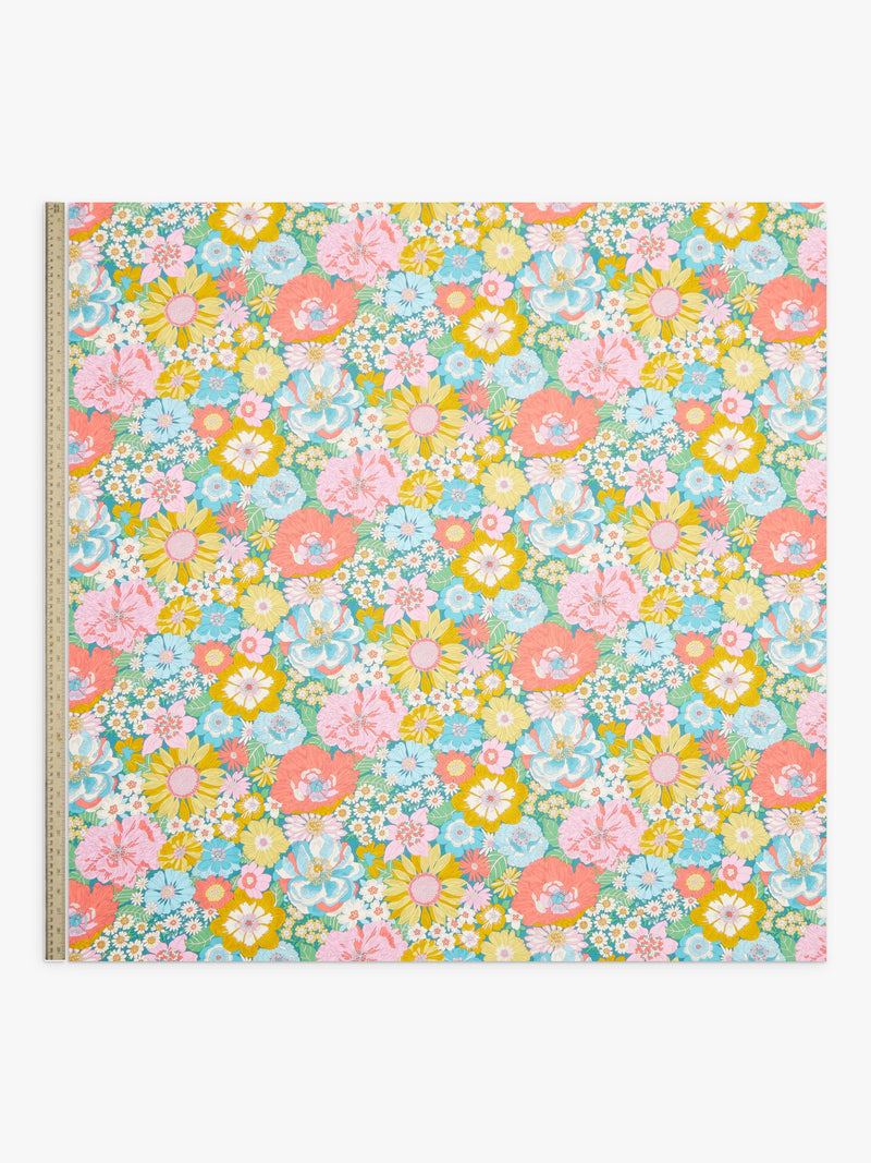 Liberty Fabrics Tana Lawn Summers in the Sun floral fabric (British brand)