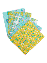 John Lewis Liberty Fabrics Gifts From the Garden Lasenby Cotton Fat Quarter Quilting Fabric Green Pack of 5- Buy online at McGrocer