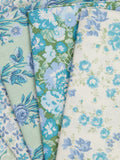Liberty Fabrics Palace Gardens fat quarter blue green - British product