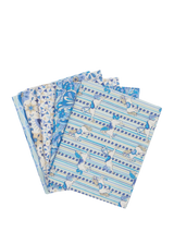 John Lewis Liberty Fabrics Summer Fair Collection Fat Quarter Quilting Fabric Pack of 5 Blue- Buy online at McGrocer