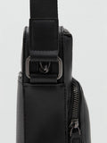 Mango Park Messenger Bag in black, imported from the UK