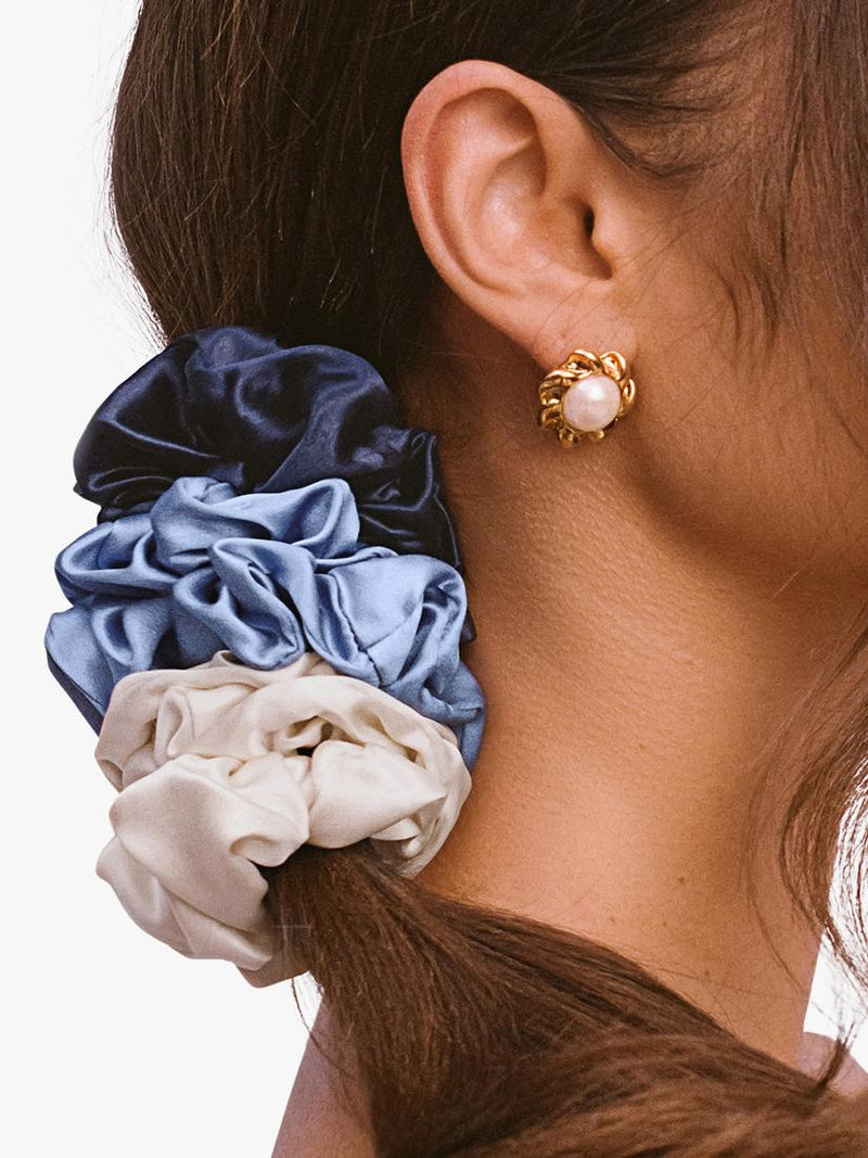Slip large silk scrunchies pack of 3 (British brand)