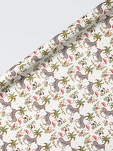 John Lewis Elizabeth Scarlett Jungle Zebra Wrapping Paper 3m Multi- Buy online at McGrocer