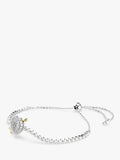 Swarovski white crystal heart and arrow bracelet - British product