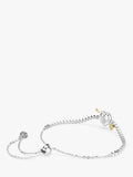 Swarovski white crystal heart and arrow bracelet - British product