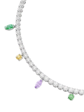Swarovski tennis necklace white 440mm, UK version