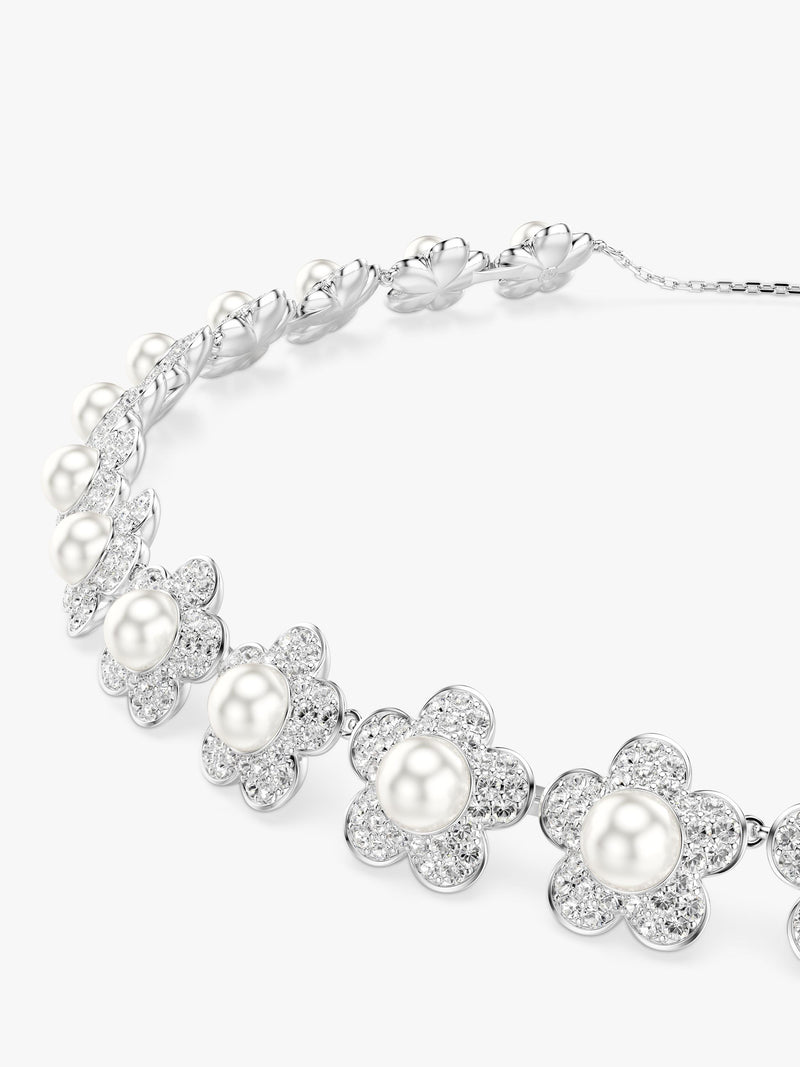 Swarovski Ariana Grande crystal pearl flower choker, imported from the UK