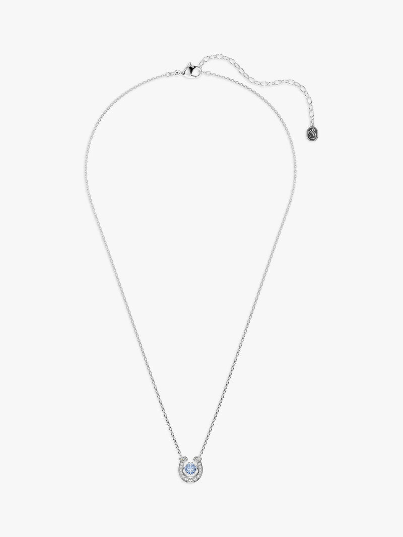 Swarovski blue horseshoe pendant necklace, UK version