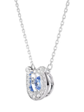 Swarovski blue horseshoe pendant necklace, UK version